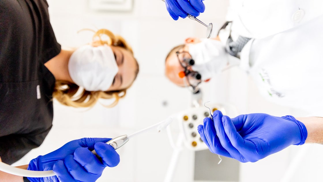 Doctors working